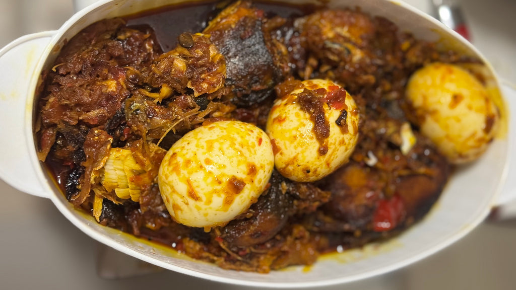 AYAMASE(OFADA STEW)