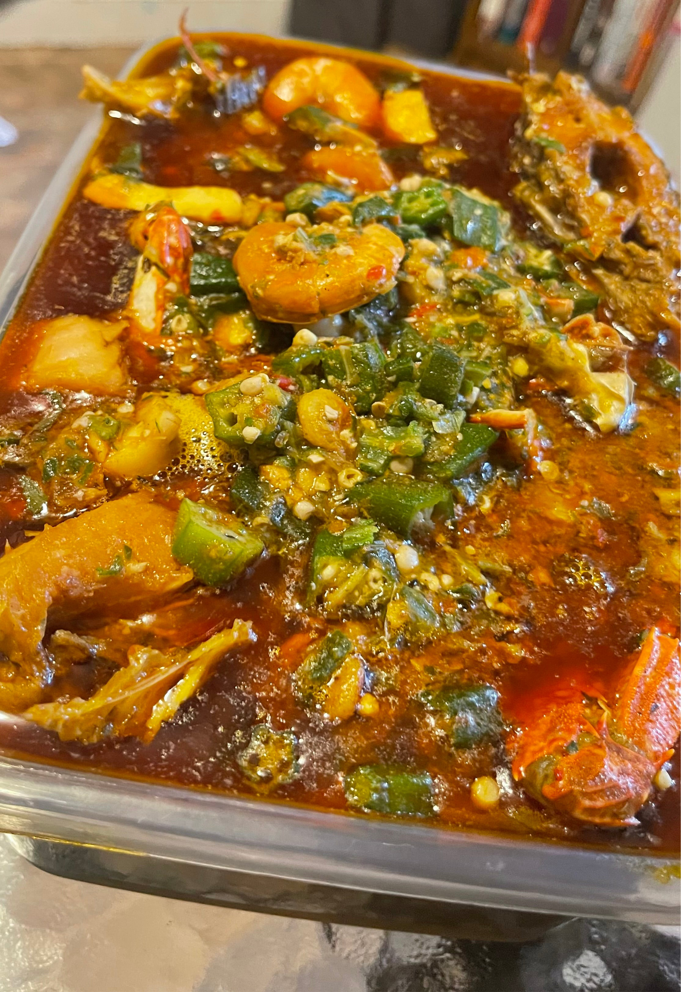 SEAFOOD OKRO SOUP