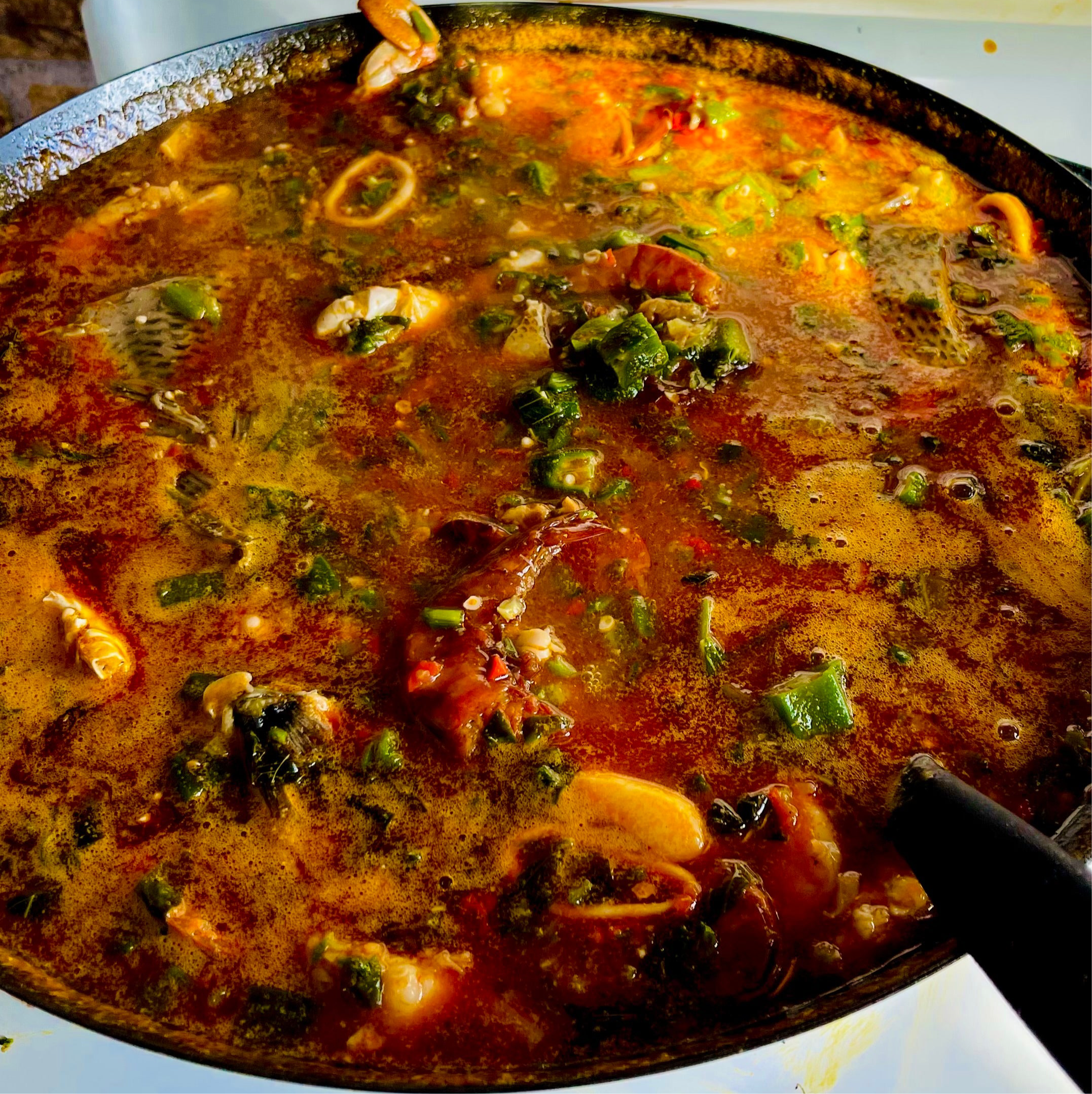 SEAFOOD OKRO SOUP