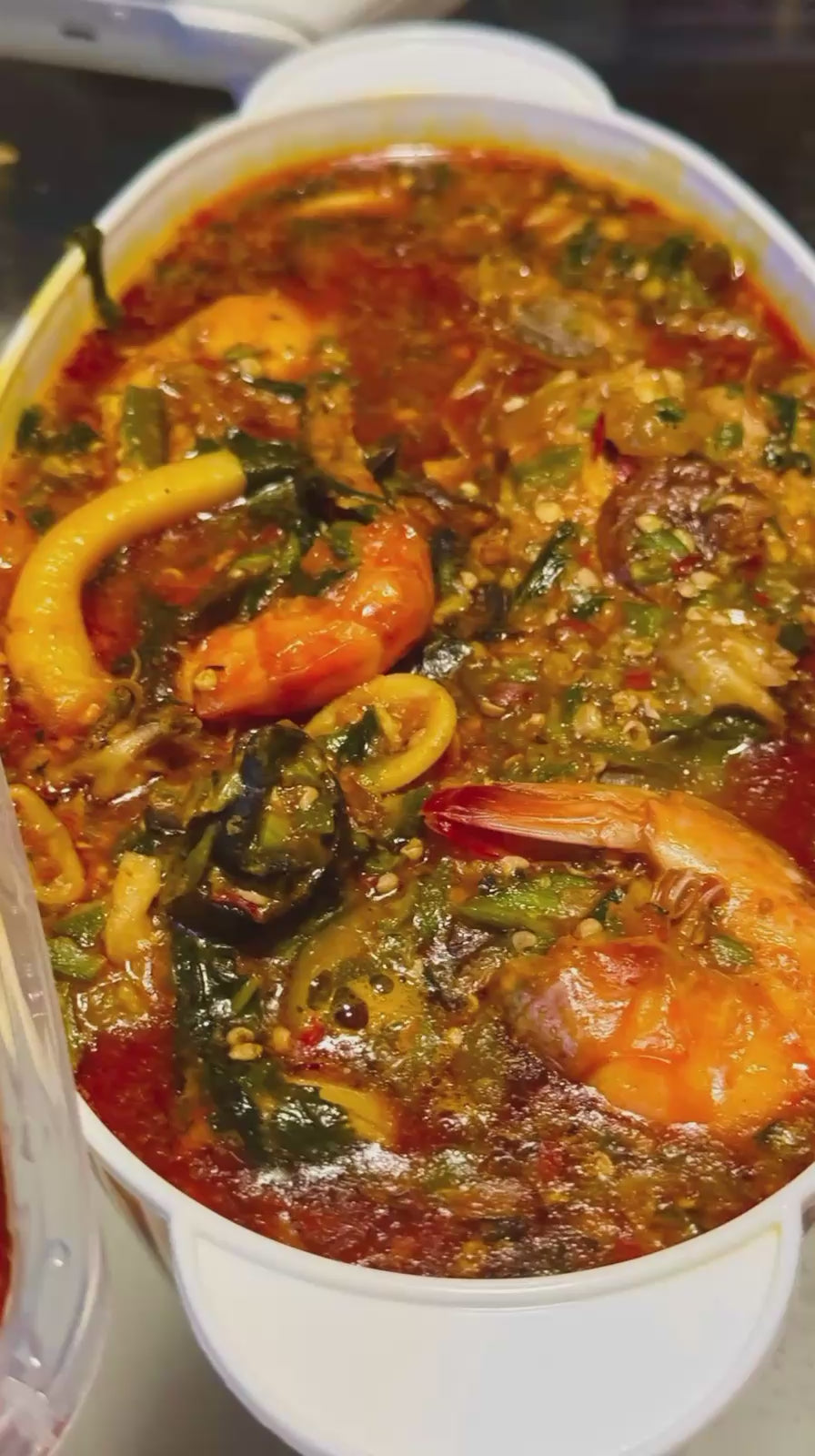 SEAFOOD OKRO SOUP